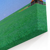 Louisville Skyline Art – Scenic Kentucky Barn and Open Fields Print