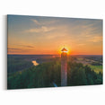 Lithuania Wall Art - Baltic Region Art with Sunset Overlook Tower