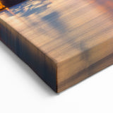 Louisville Skyline Art – Kentucky Cityscape and Bridge at Sunset