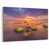 Baltic Sea Art - Lithuania Wall Art with Scenic Sunset Seascape