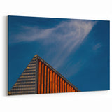 Vilnius Cityscape Canvas - Europe Landscape Art with Modern Architecture