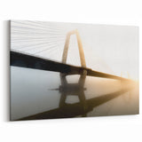 Appalachian Art Kentucky – Foggy Bridge Over River in Scenic Kentucky