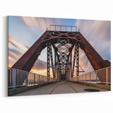 Kentucky Derby Prints – Scenic Bridge at Sunset with Industrial Design