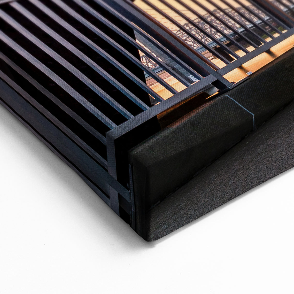 Kentucky Derby Prints – Scenic Bridge at Sunset with Industrial Design