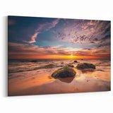 Lithuania Wall Art - Baltic Sea Sunset Canvas Print