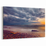 Lithuanian Scenery Prints - Baltic Coast Stormy Sky Canvas