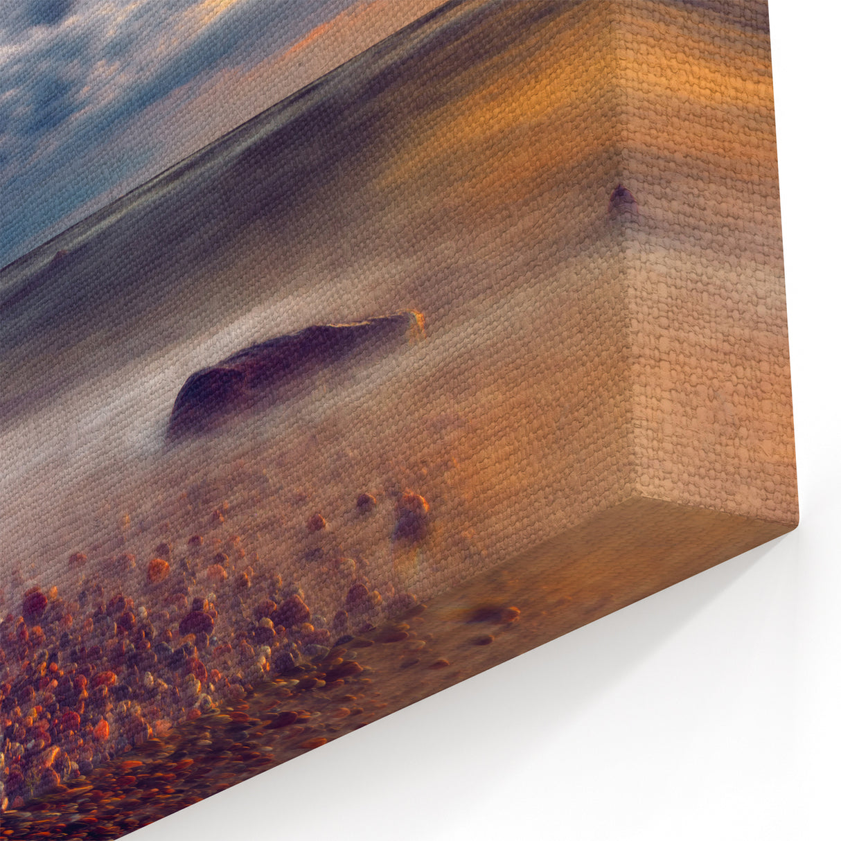 Lithuanian Scenery Prints - Baltic Coast Stormy Sky Canvas