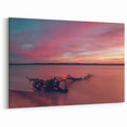 Baltic Region Art - Tranquil Lithuanian Sunset Canvas