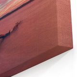 Baltic Region Art - Tranquil Lithuanian Sunset Canvas