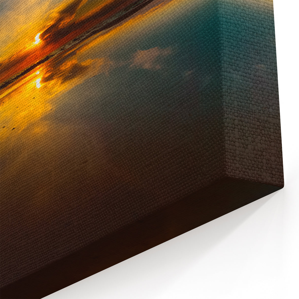 Trakai Castle Prints - Reflective Baltic Sunset on Canvas
