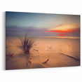 Lithuanian Scenery Prints - Quiet Baltic Beach at Sunset Canvas