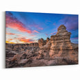 Scenic Kansas Artwork - Monument Rocks at Sunset Kansas Nature Photography