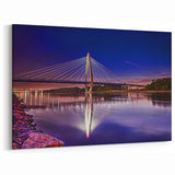 Kansas City Skyline Bridge Wall Art – Scenic Kansas Photography Prints