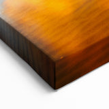 Lithuania Wall Art - Baltic Sea Sunset Reflections on Snowy Shore