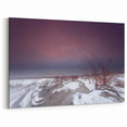 Lithuanian Scenery Prints - Snowy Dunes and Winter Grass by the Baltic Sea