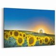Sunflower Field Kansas Wall Art – Scenic Kansas Nature Canvas Prints