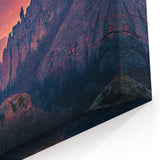 Zion Panoramic Wall Art – Stunning Sunset Over Zion Canyon Scenic Print