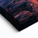 Zion Panoramic Wall Art – Stunning Sunset Over Zion Canyon Scenic Print