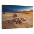 Baltic Region Art - Quiet Baltic Sea Beach with Rope and Grass