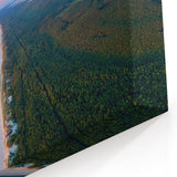 Baltic Sea Art - Aerial View of Lithuania’s Coastline at Sunset