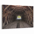 Iowa Landscape Art - Historic Covered Bridge Iowa Photography Wall Art