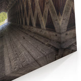 Iowa Landscape Art - Historic Covered Bridge Iowa Photography Wall Art
