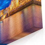 Malta Canvas Prints - Evening Coastal Cityscape Mediterranean Wall Decor