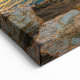 Malta Canvas Prints - Golden Bay Sunset Over Scenic Cliffs and Sea