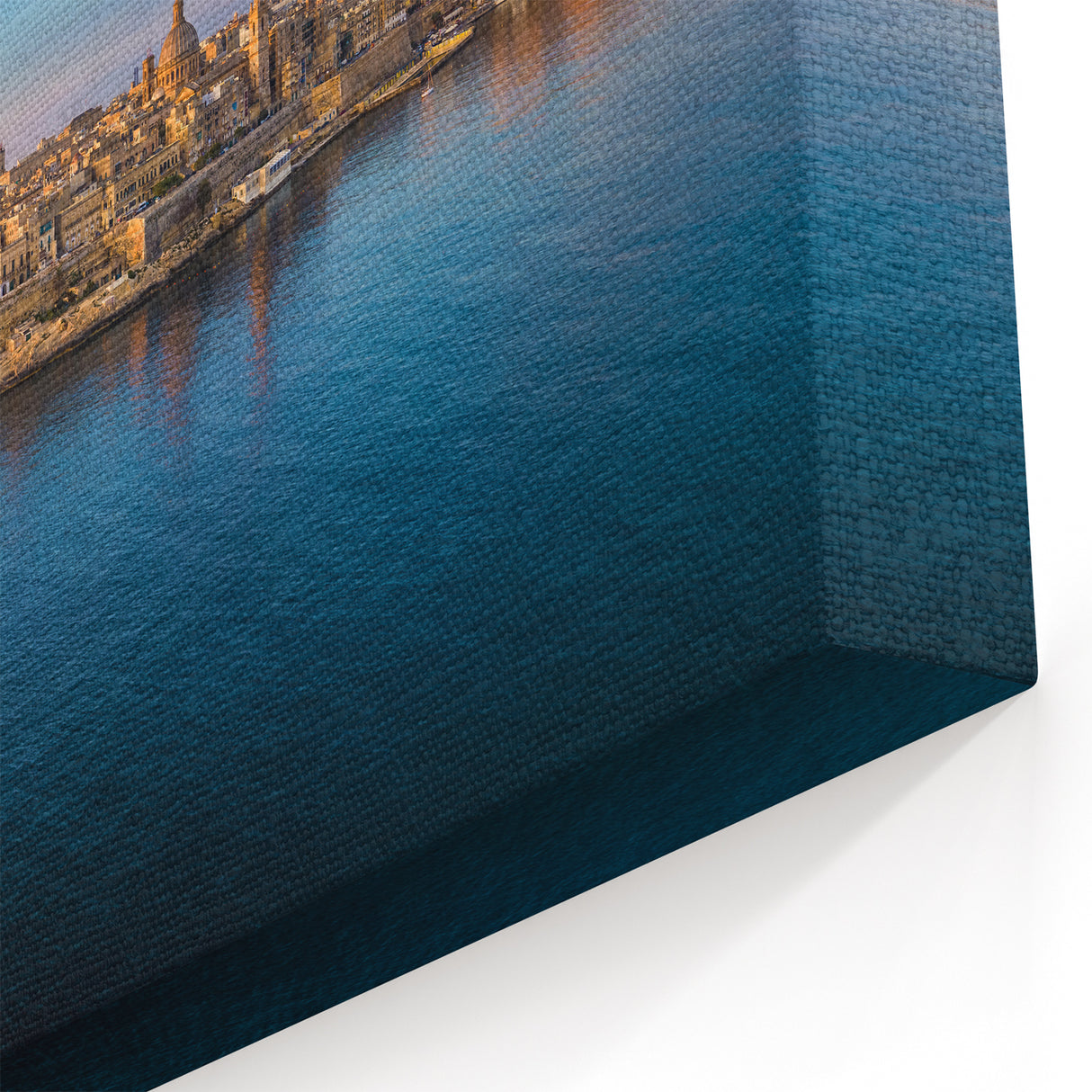Malta Canvas Prints - Aerial View of Valletta at Sunrise Mediterranean Art