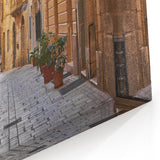 Malta Scenic Art - Charming Alleyway in Historic Mediterranean Village