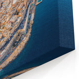 Malta Canvas Prints - Aerial View of Valletta and Mediterranean Sea