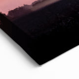 Iowa Photography Art - Wind Turbines at Sunset Iowa Scenery Canvas Print