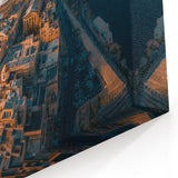 Malta Travel Posters - Dramatic Aerial View of Valletta at Dusk