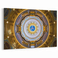 Iowa Art Collection - Capitol Dome Interior Iowa Photography Canvas Print