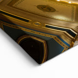 Iowa Art Collection - Capitol Dome Interior Iowa Photography Canvas Print