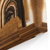 Malta Scenic Art - Historic Arched Stairway Illuminated by Warm Lighting