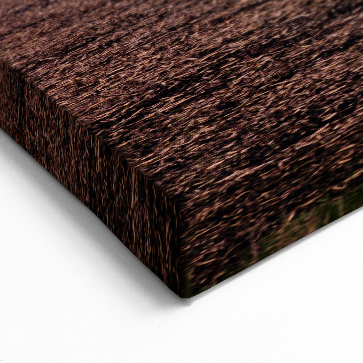 Iowa Landscape Art - Lightning Over Farmhouse Iowa Rural Scenery Print