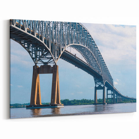 Baltimore Scenic Prints - Majestic Bridge over Patapsco River Scene