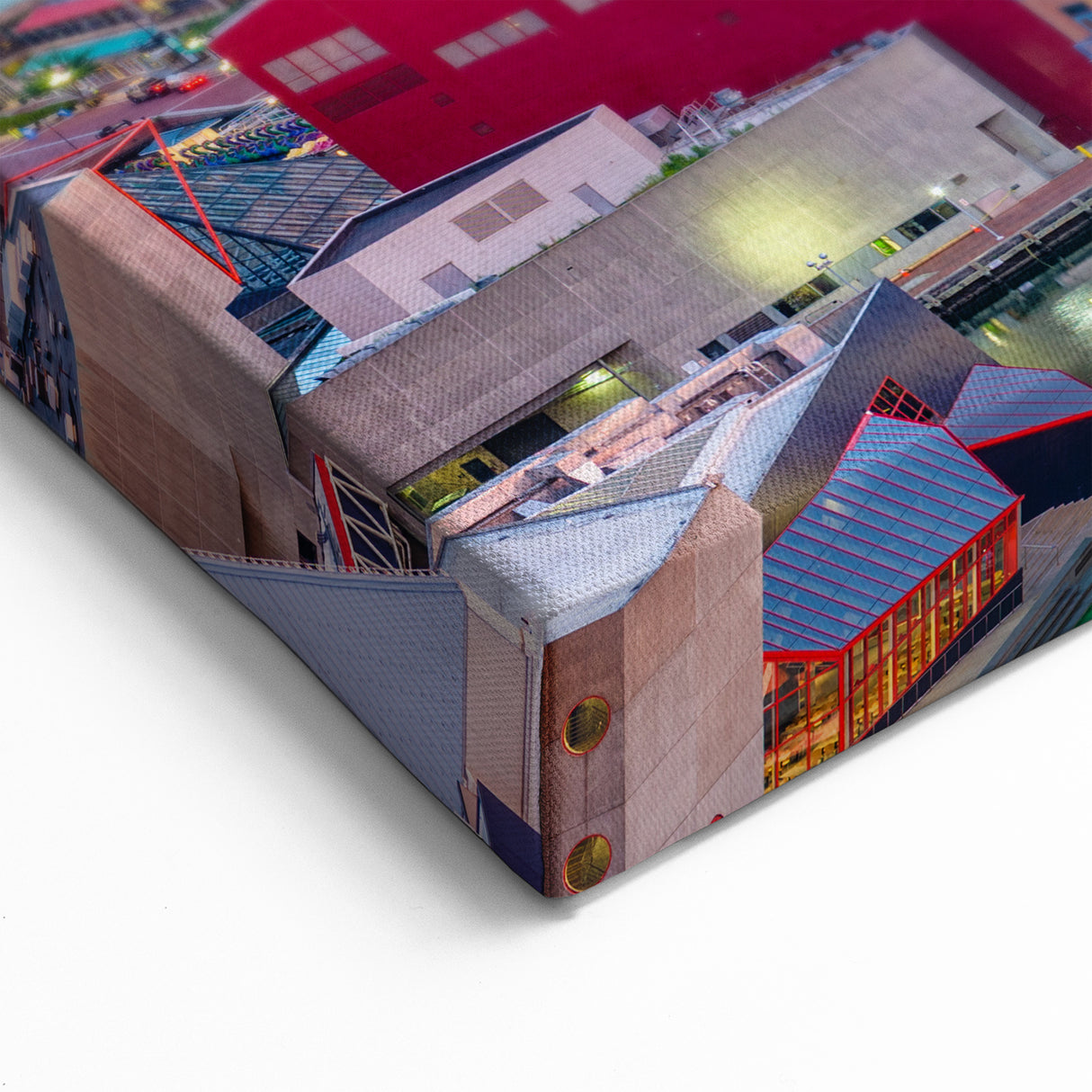 Baltimore Skyline Canvas - Vibrant Cityscape at Sunset Scene