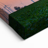 Indiana Wall Art - Scenic Wind Turbines at Sunset Indiana Scenery Prints