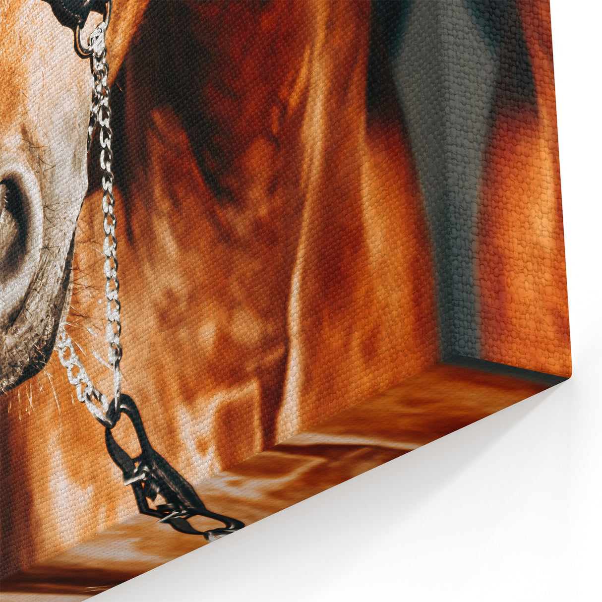 Farmhouse Wall Art – Elegant Horse Portrait – Rustic Country Decor