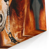 Farmhouse Wall Art – Elegant Horse Portrait – Rustic Country Decor