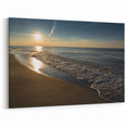 Indiana Wall Art - Tranquil Beach Sunset Indiana Scenery Art for Sale