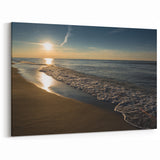 Indiana Wall Art - Tranquil Beach Sunset Indiana Scenery Art for Sale
