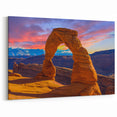 Nature Photography Prints – Delicate Arch at Sunset in Utah National Park
