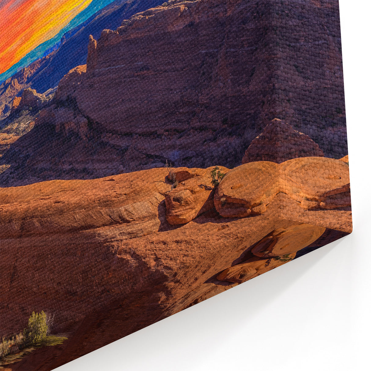 Southwestern Landscape Art – Delicate Arch at Sunset in Arches National Park