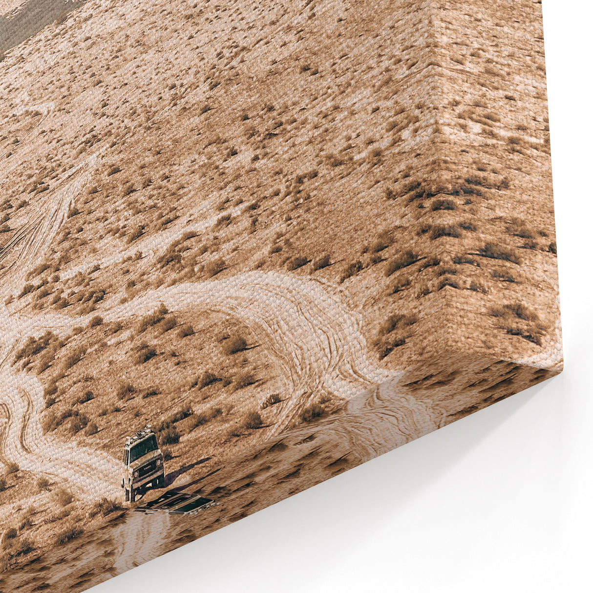 Desert Adventure Road Art - Rustic Farmhouse Wall Decor Print