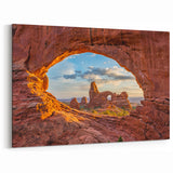 Iconic Rock Formations Wall Art – Arches National Park Scenic Print