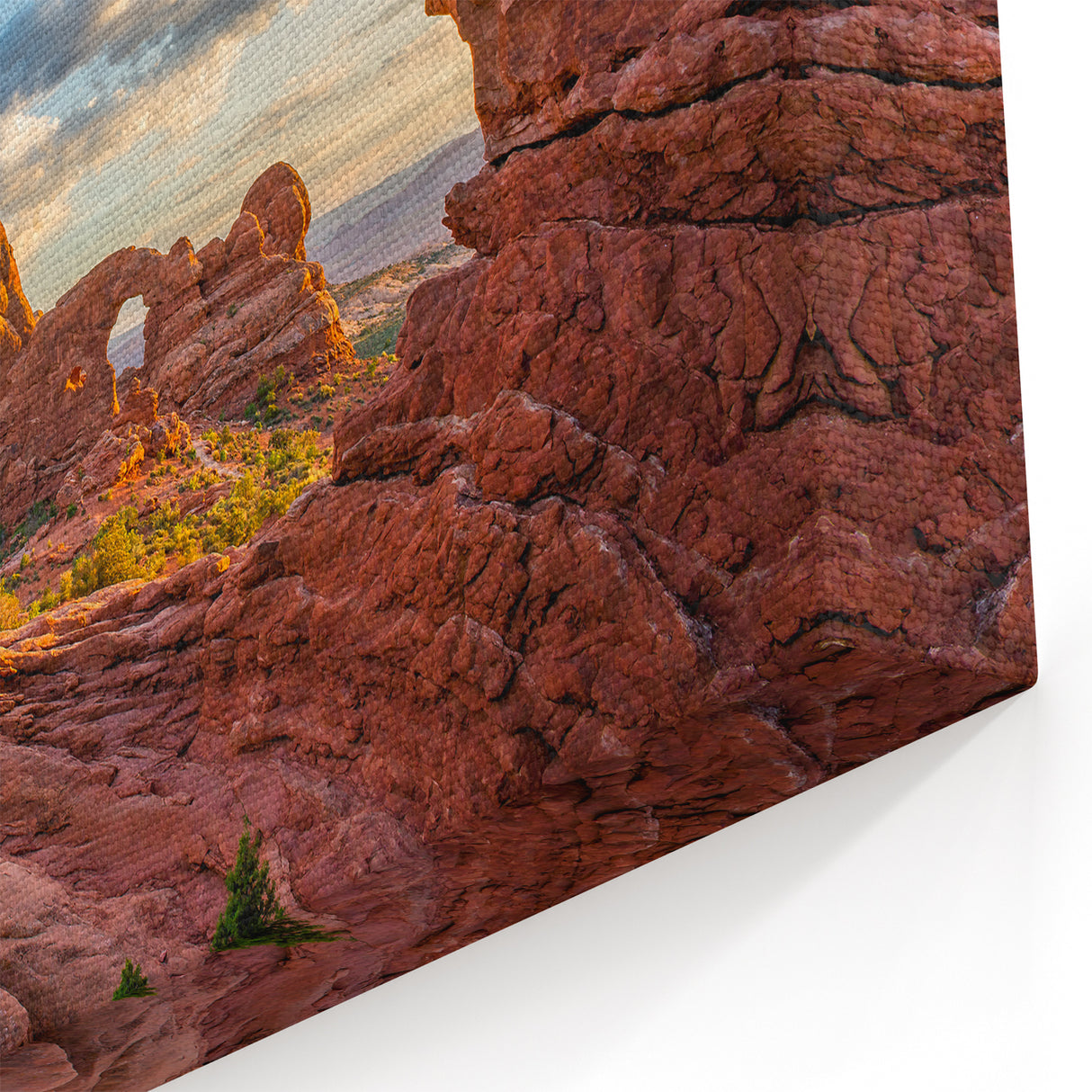 Iconic Rock Formations Wall Art – Arches National Park Scenic Print