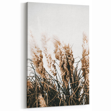 Elegant Wild Grass Art - Rustic Farmhouse Wall Decor Print